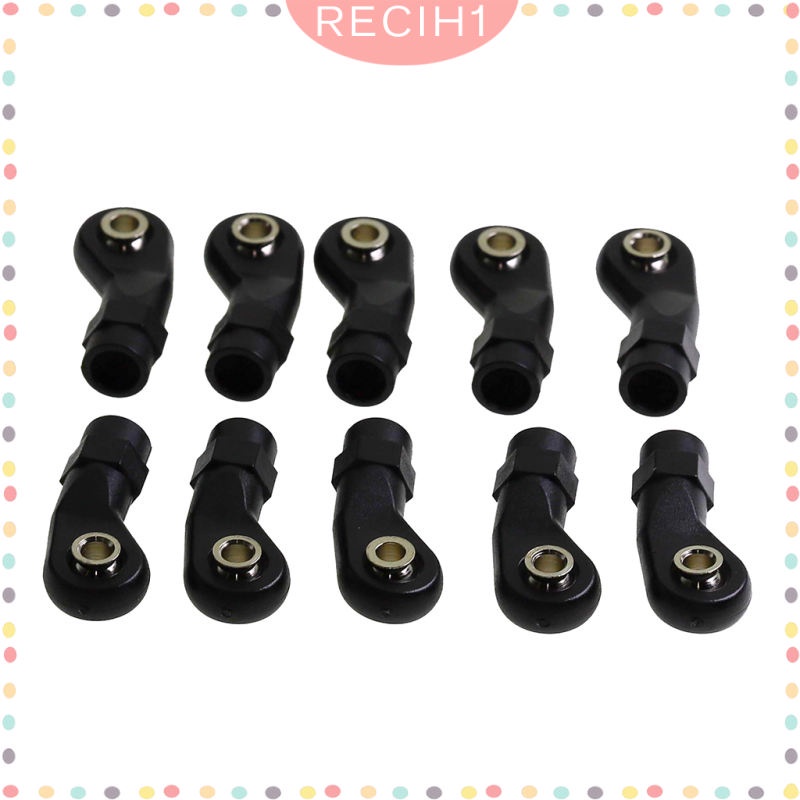 Set 10 Đầu Nối Bóng M4 Cho Mô Hình Xe Hơi Điều Khiển Từ Xa 1: 10 1: 8 DIY