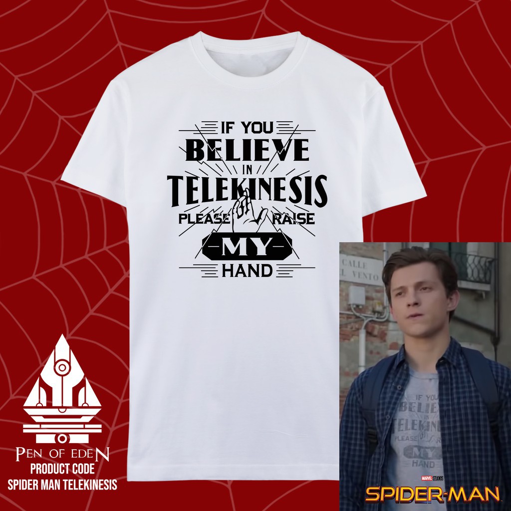 Mẫu áo thun in hình Peter Parker  - Telekinesis - Spiderman độc đẹp giá rẻ