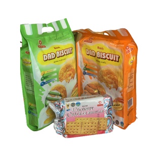 Bánh quy phủ đường Coconut Cracker/ Peanut  Đậu Phộng/ Trứng Muối/ Dad Biscuit - Món Bánh Tuổi Thơ Tiến Sỹ Gỉai
