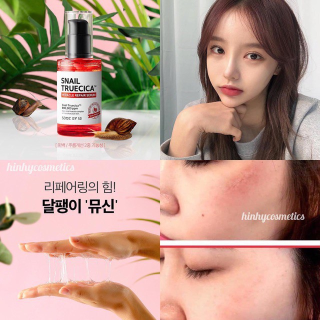 TINH CHẤT ÓC SÊN BY MI SNAIL TRUECICA MIRACLRE REPAIR SERUM