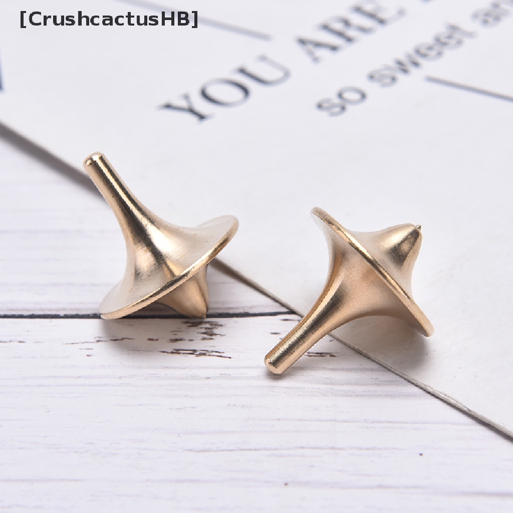 [CrushcactusHB] Brass Spinning Top Toys Decompression Finger Gyroscope Children Adult Toy Hot Sell