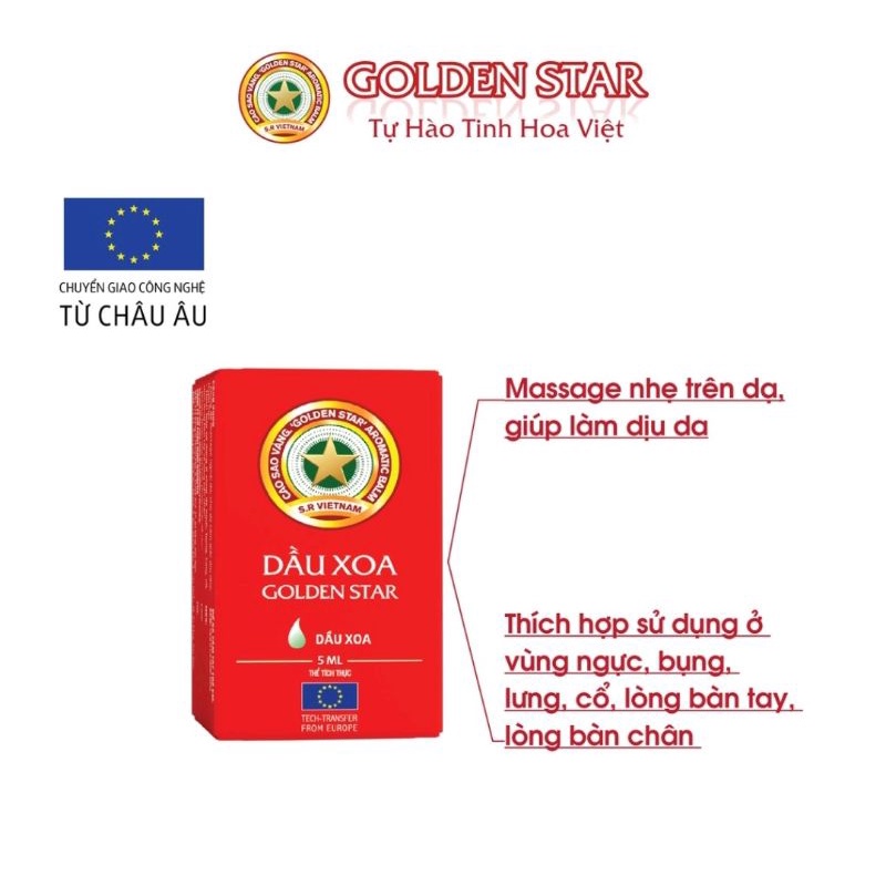 Dầu xoa Golden Star 24ml