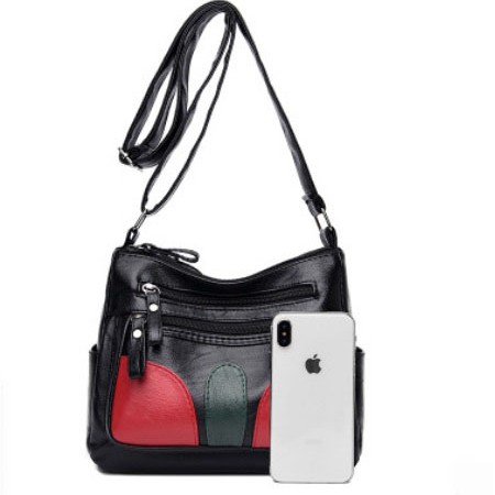 [Mã FAMAYWA2 giảm 10K đơn 50K] Túi Đeo Chéo - Túi Xách Tay Nữ Đỏ Đen Da Mềm Siêu Cấp - TDCND2 | BigBuy360 - bigbuy360.vn