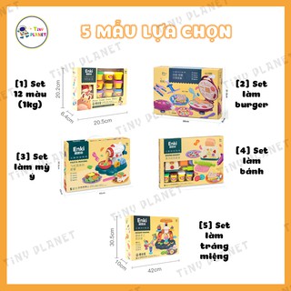 Set đồ chơi đất nặn ENKI (5 mẫu - kèm đất)