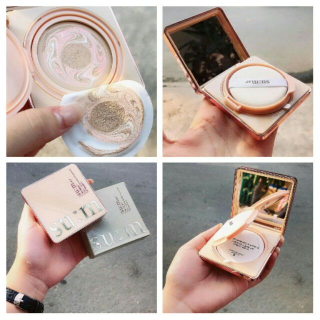 Phấn nước Sum 37 Secret Essence Cushion dưỡng trắng da chống nhăn chống nắng 😻