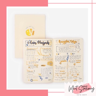 Vở Crabit Dotted Notebook Ruột Chấm Dot - Cheese (120 Trang - 18.3x26cm)