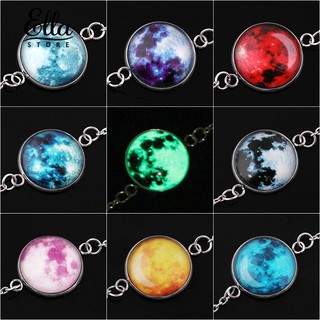 Ellastore Glowing Moon Fantasy Universe Glow Cabochon Bracelet