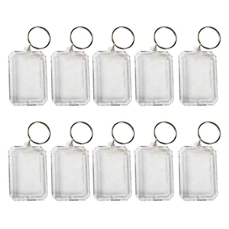 Móc Khóa Acrylic Trong Suốt Hình Mojito