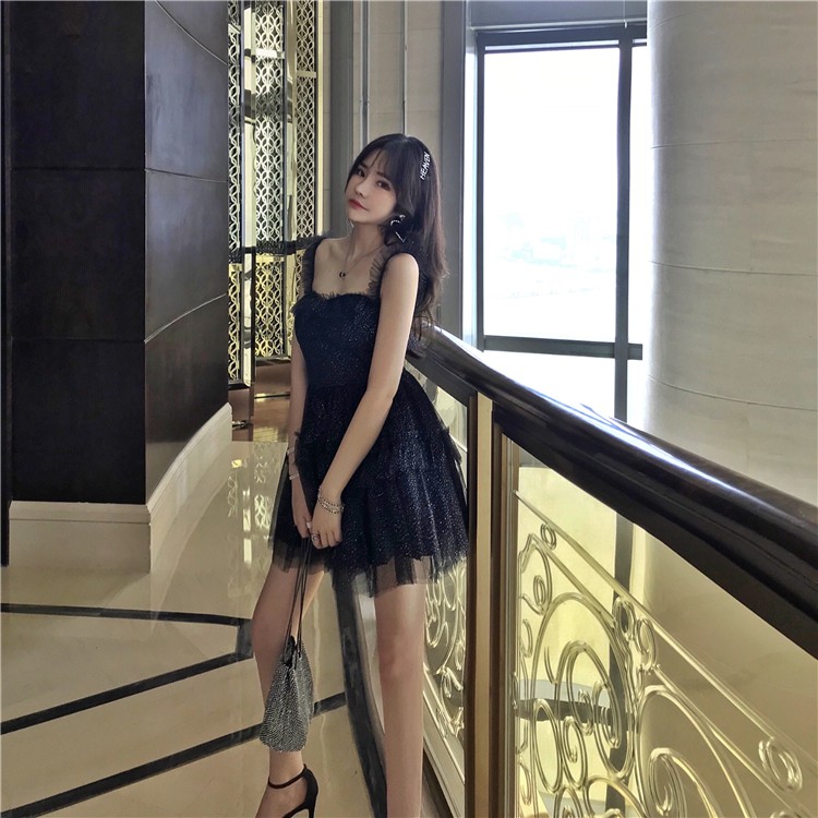 Đầm hai dây dáng xòe Emilyshop ulzzang