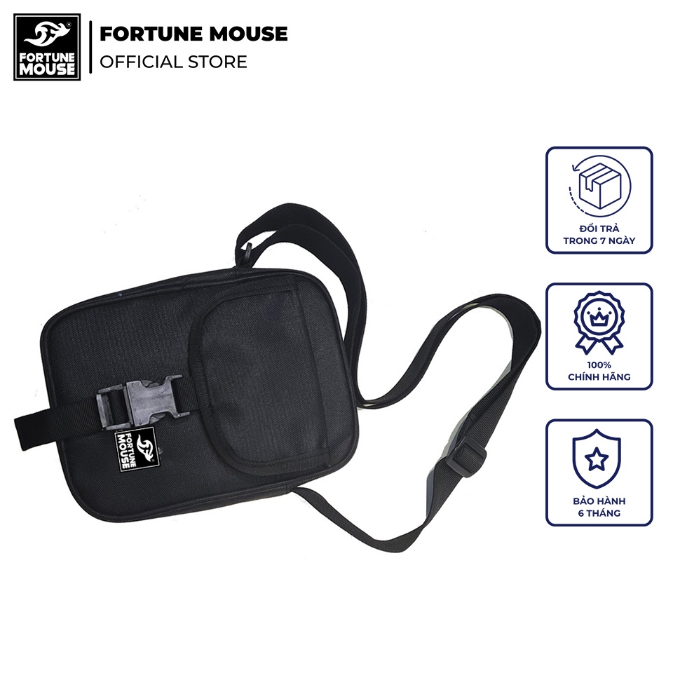 Túi Đeo Chéo Unisex Fortune Mouse Hàn Quốc FV6