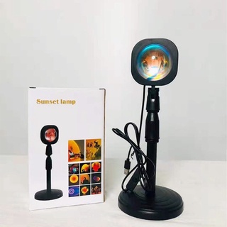 Đèn màu sống ảo trên tiktok sunset rainbow