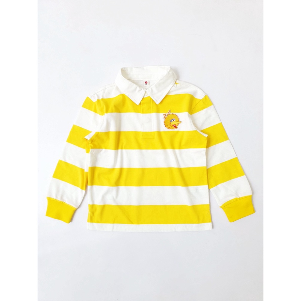 Áo thun kẻ dài tay có cổ cho bé trai. HA2452