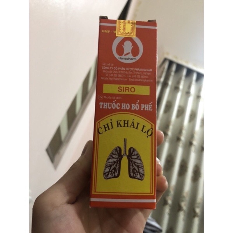 Siro ho BỔ PHẾ CHỈ KHÁI LỘ 100ml