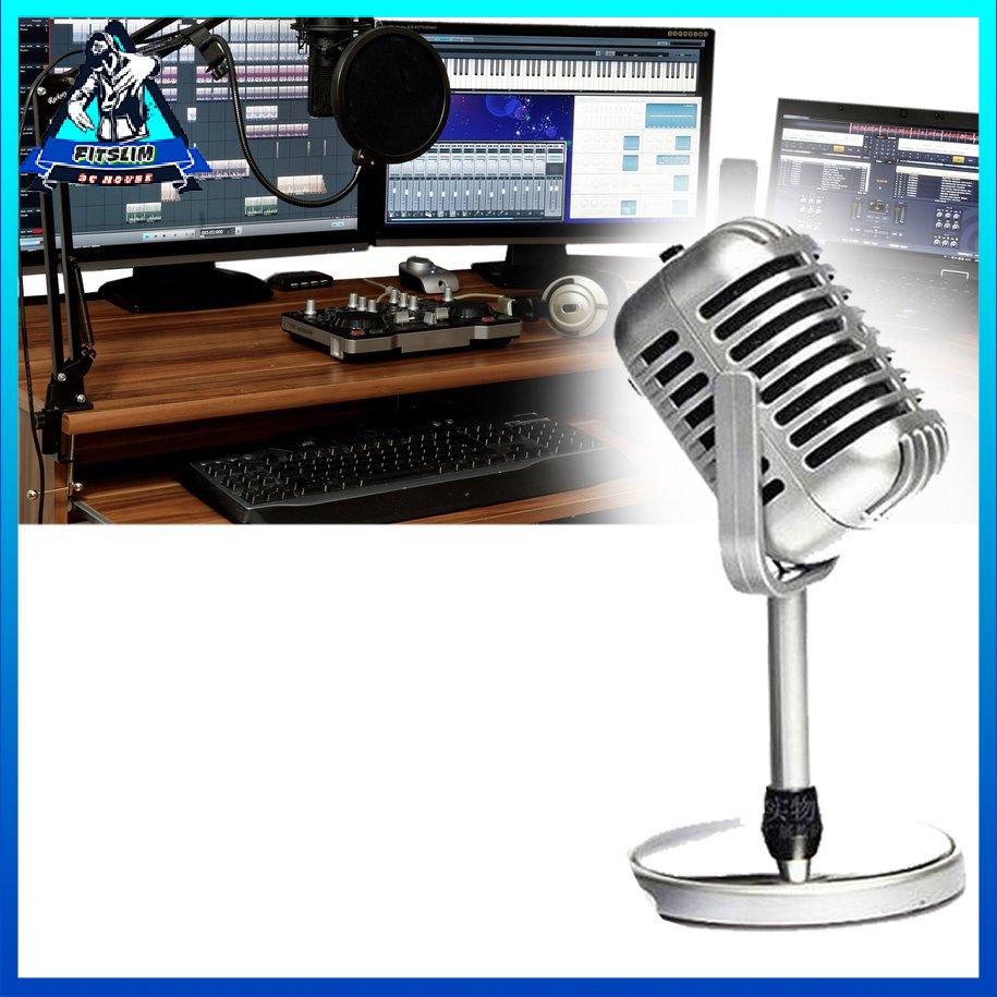 Phong cách cổ điển Micrô Studio có dây Micrô ngưng tụ cổ điển Retro [8/20]