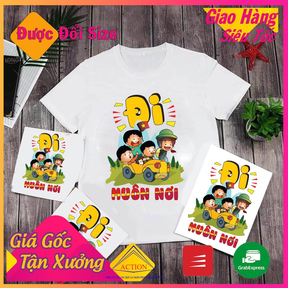 [GIÁ SỈ] Áo Thun Team Sologan – [THE ACTION]   - Inbox chọn Size ( Quà Tặng)