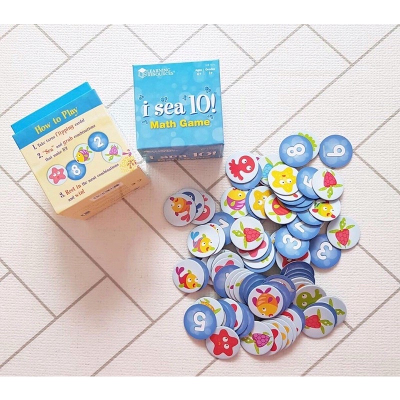 BỘ THẺ HỌC TOÁN - I SEA 10