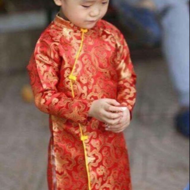 Áo dài bé trai