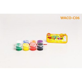 MÀU NƯỚC WACO-C06 8 MÀU 1 set/5 vỉ