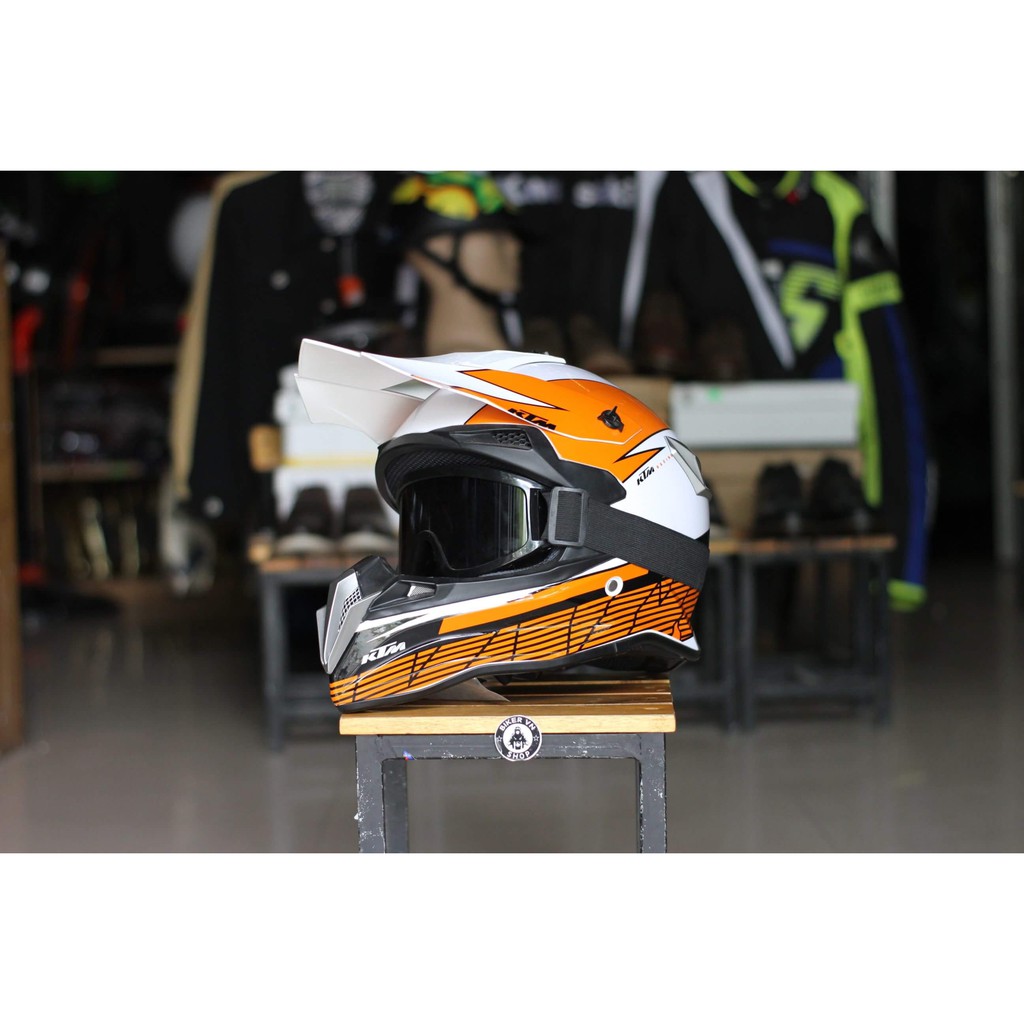 Mũ bảo hiểm fullface cào cào KTM và FOX chuẩn DOT