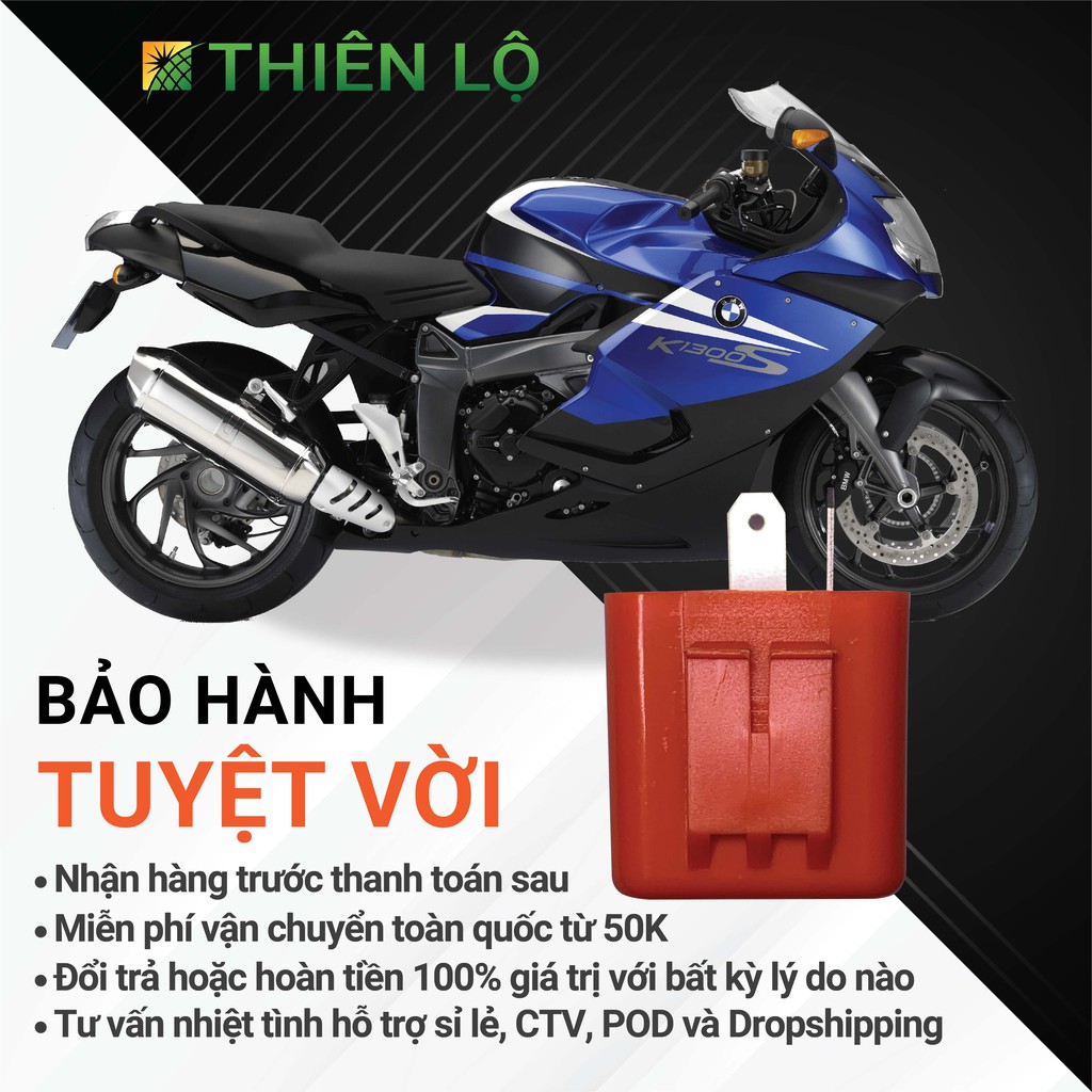 [SIÊU BỀN] 02 Cục chớp xi nhan điện tử đèn LED tùy chỉnh tốc độ nháy của Thiên Lộ cao cấp dành cho ô tô xe máy