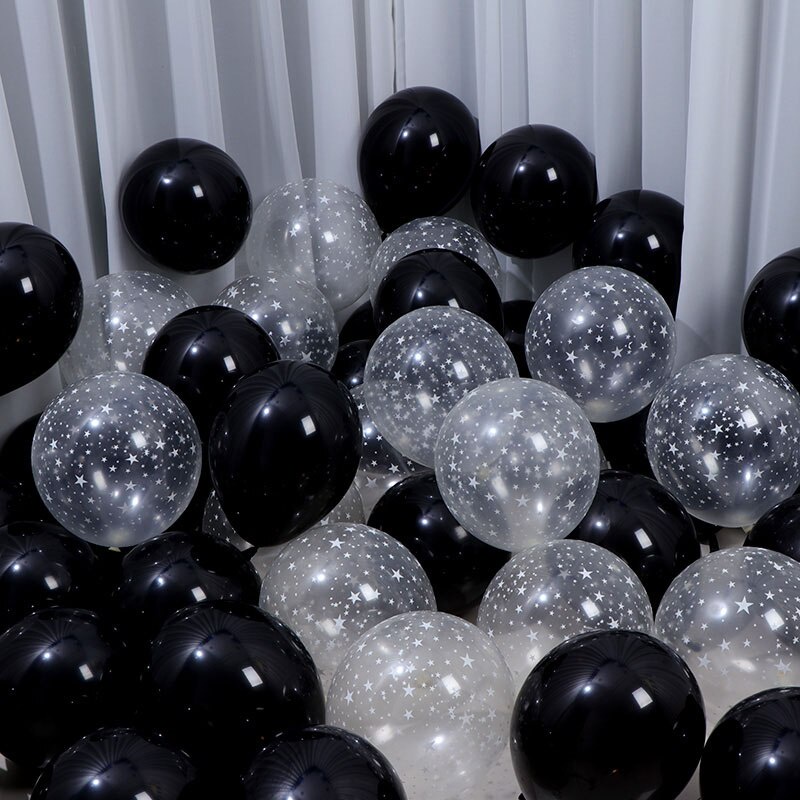 Bộ 20 Bong Bóng Latex Trong Suốt Màu Hồng / Xanh Dương / Trắng Độc Đáo Trang Trí Tiệc Cưới / Sinh Nhật