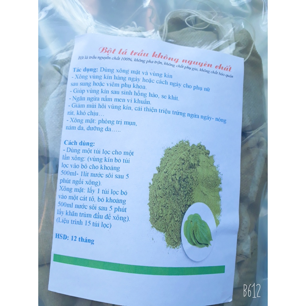 bột trầu không xông hơ sau sinh (10 túi lọc) | BigBuy360 - bigbuy360.vn
