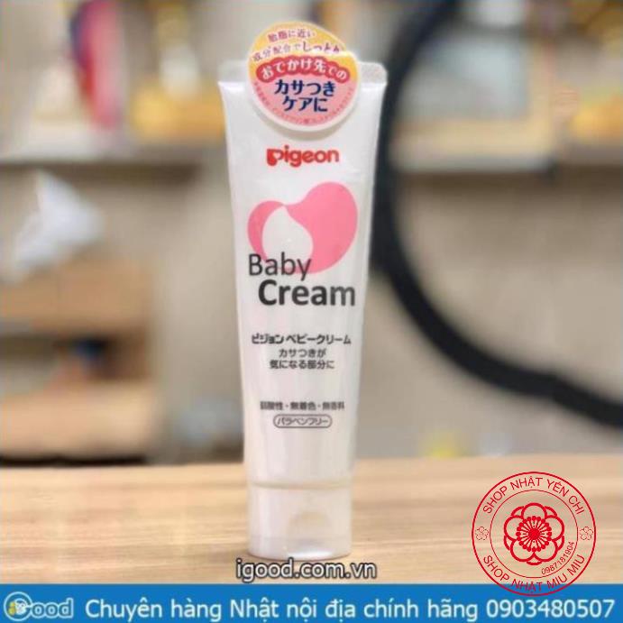 (bill) Kem chống nẻ cho bé Pigeon Baby Cream 50g