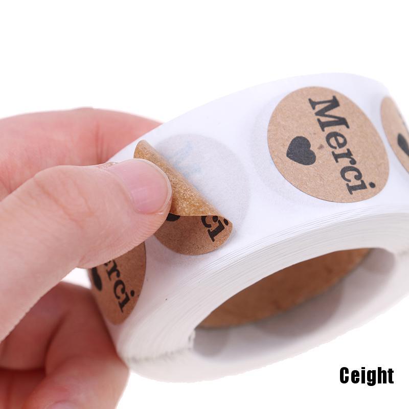 Nhãn Dán Trang Trí In Chữ Thank You