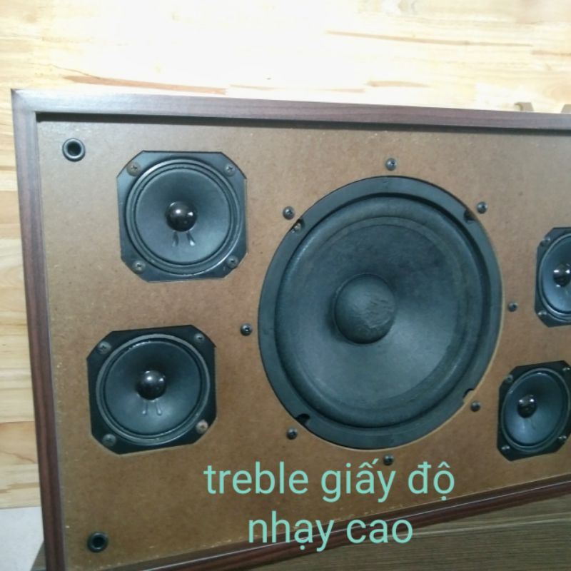 Đôi loa hát karaoke, nghe nhạc bass 20cm, treble giấy