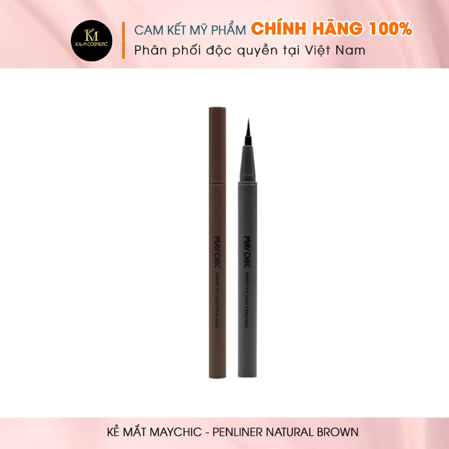 Kẻ Mắt MAYCHIC - PENLINER DEEP BLACK Màu Chống Thấm Nước Lâu Trôi Nhanh Khô 0,6g - MC493