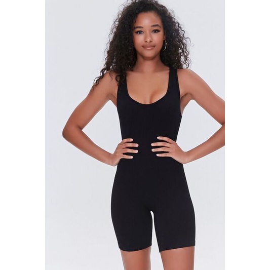 Jumpsuit đùi biker thể thao f21 VNXK romper ôm body hai dây sexy playsuit bodysuit tập gym yoga hàng xuất khẩu dư xịn