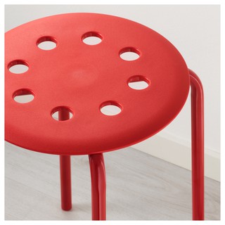 Ghế tròn đỏ MARIUS IKEA