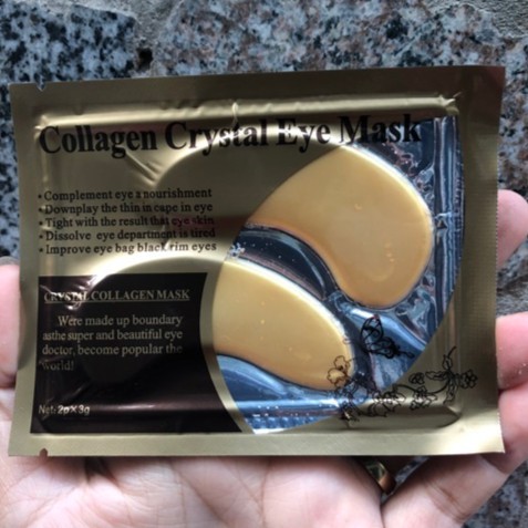 ⚜️FREESHIP⚜️ COMBO 10 MIẾNG Mặt nạ mắt Crystal Collagen Gold Powder Eye Mask