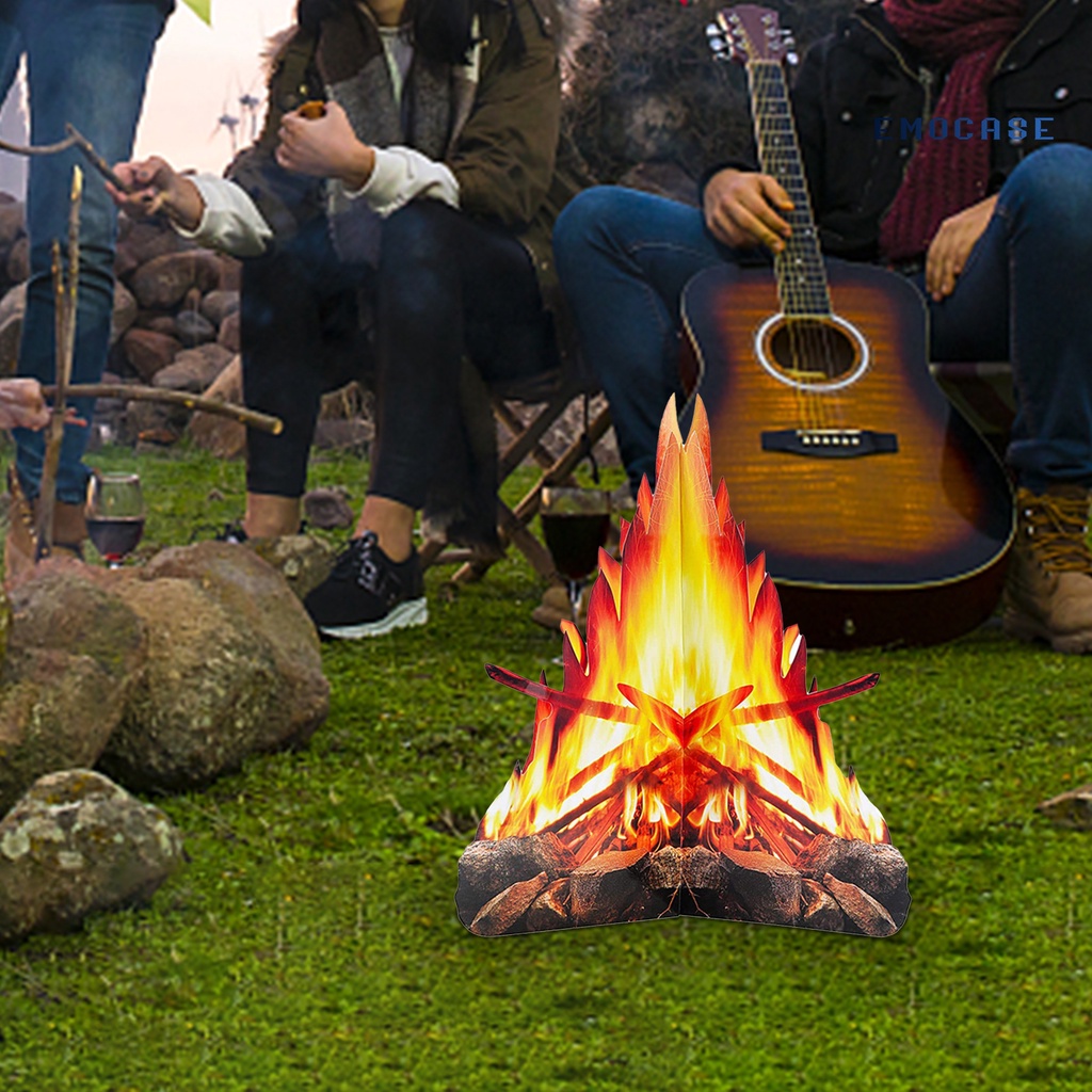 Mô Hình Lắp Ráp Ngọn Lửa Nhân Tạo 3D Trang Trí Nhà Cửa