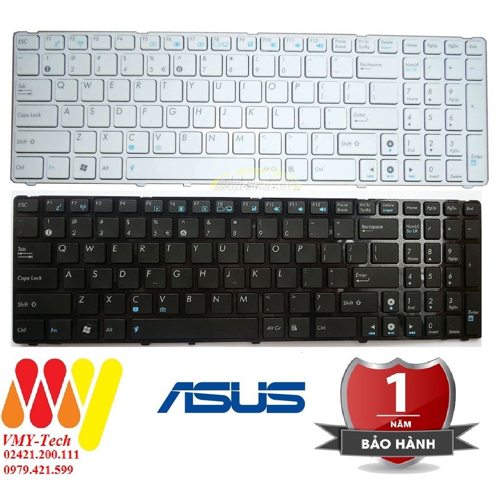 Bàn phím laptop Asus K53E K53S K53SC K53SD K53SJ K53SJ K53SK K53SM K53SV K53U K53Z K53BY