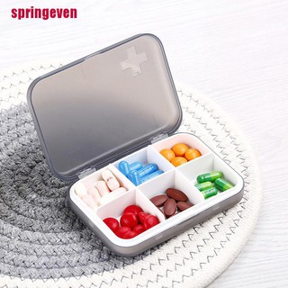 Hộp Đựng Thuốc 6 Ngăn Tiện Lợi