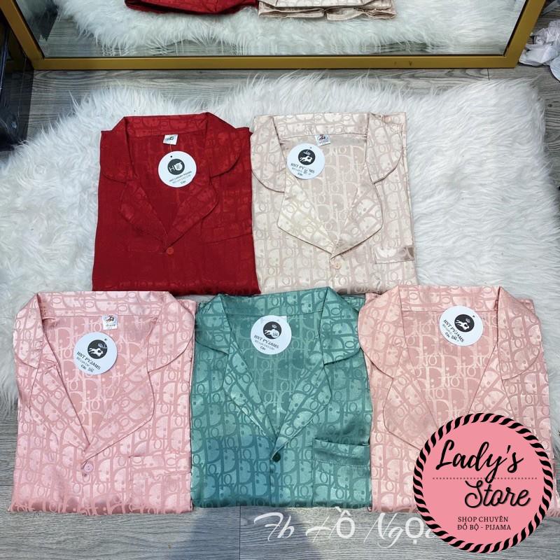 Đồ Bộ Pijama - Bộ Gấm Áo Cộc Quần Lửng Cao Cấp [Hàng Chuẩn Kèm Video+ảnh thật] | BigBuy360 - bigbuy360.vn