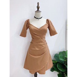 Váy vạt chéo 3 tầng