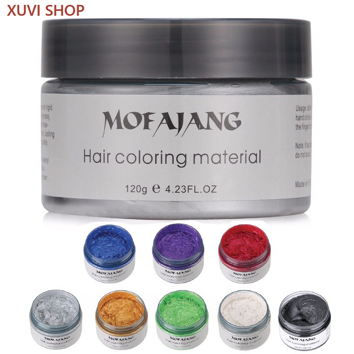 COMBO Sáp Vuốt Tóc Màu MOFAJANG Nhật Bản + Gôm Xịt Tóc  TPG503