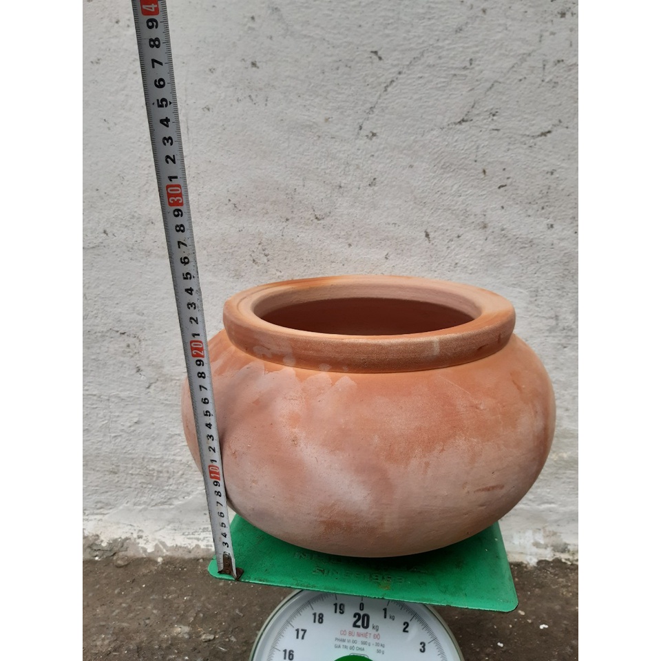 Nồi đất bầu đại gà nướng C22 bụng 32 cm
