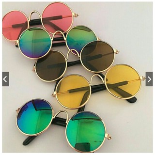 Mắt Kính Cho Chó Mèo Kính Râm Thời Trang Gọng Kim Loại