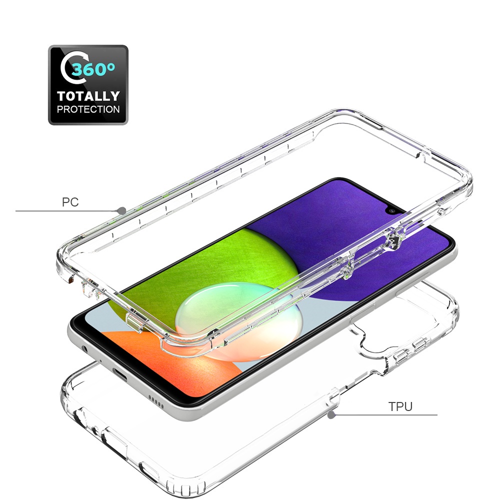 Ốp Điện Thoại Bảo Vệ Toàn Diện 360 Độ Chống Sốc Cho Samsung Galaxy A22 A33 A03S A13 A42 A53 4G 5G A31 A21S