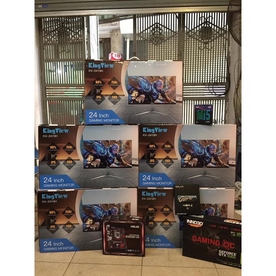 Màn Hình KingView 24” IPS Full viền - 75Hz Full Box