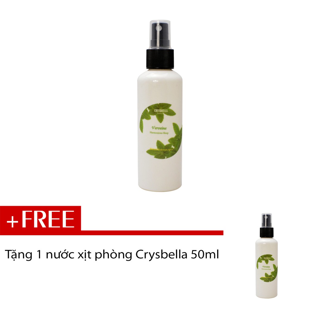 Xịt thơm phòng tinh dầu Crysbella Verveine ( hương thanh mát ) - 50ml