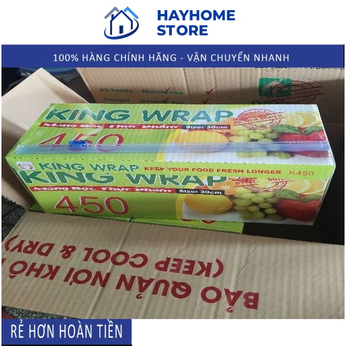 Màng Bọc Thực Phẩm KING WRAP R450 - Ecook 400,  Màng Bọc Thực Phẩm An Toàn Cho Sức Khoẻ R450