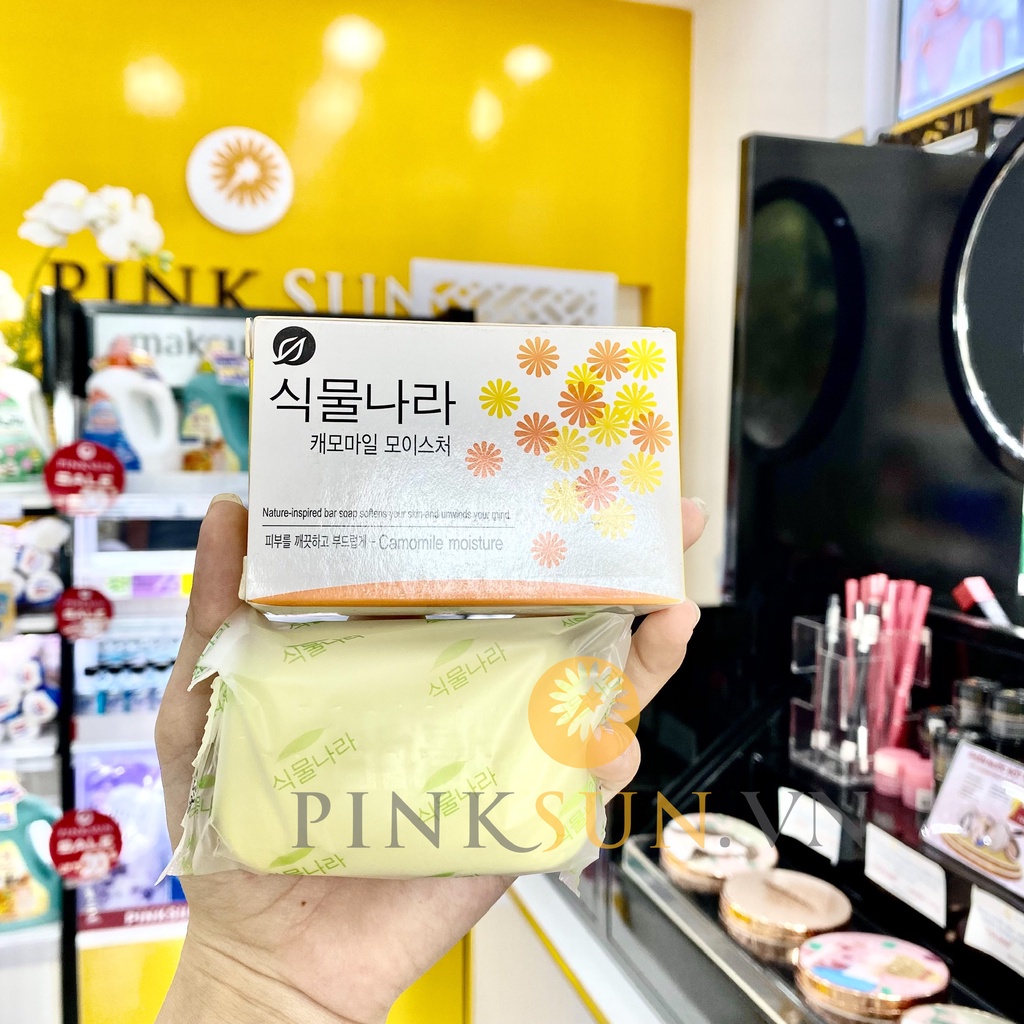 Xà Bông Lion Dưỡng Da Hữu Cơ Hàn Quốc Tẩy Da Chết Giúp Da Trắng Sáng 100g