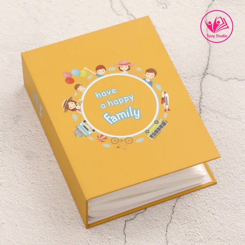 Album ảnh 9x12 đựng 200 tấm bìa giấy cứng đẹp siêu cute để ảnh cho con, ảnh gia đình, làm quà tặng tại Tú Vy Studio