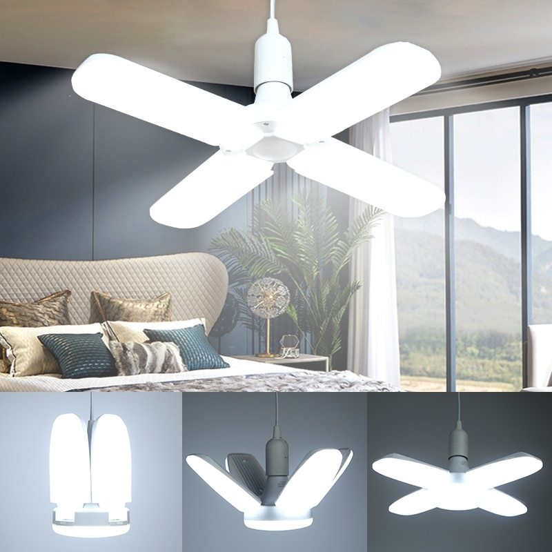 Đèn led quạt 4 cánh 60W siêu sáng điều chỉnh độ sáng - tiết kiệm điện