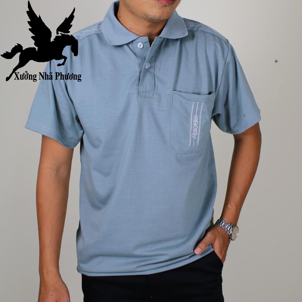 áo thun nam ngắn tay trung niên có cổ vải Cotton MÁT loại áo polo thun ngắn tay form rộng rãi TOG3 | BigBuy360 - bigbuy360.vn