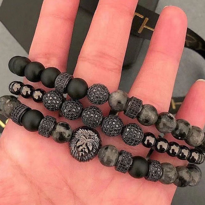 Vòng tay nam Đá tự nhiên cao cấp - Danous Jewelry
